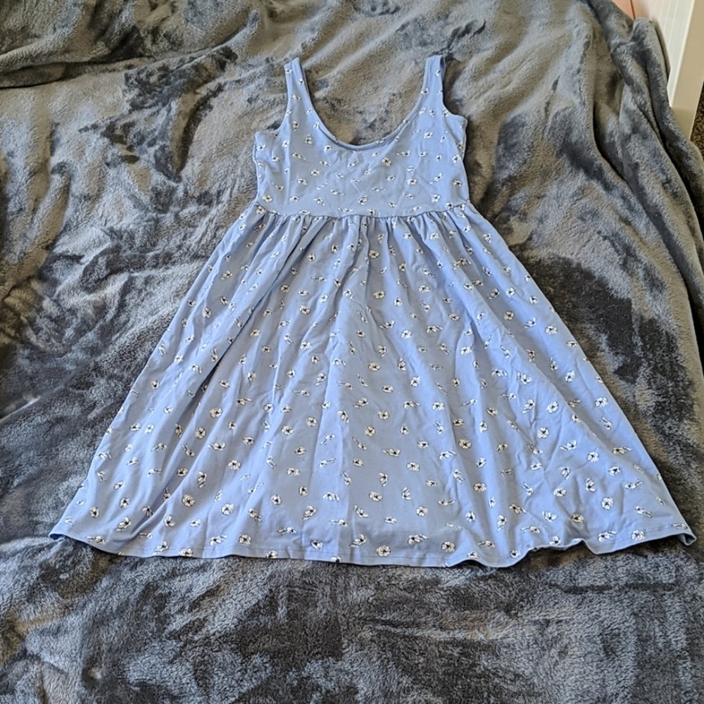 Blue dress